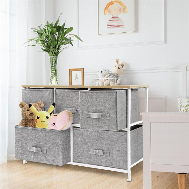 Drawer Storage Chest (5 Drawers) - bigroofus