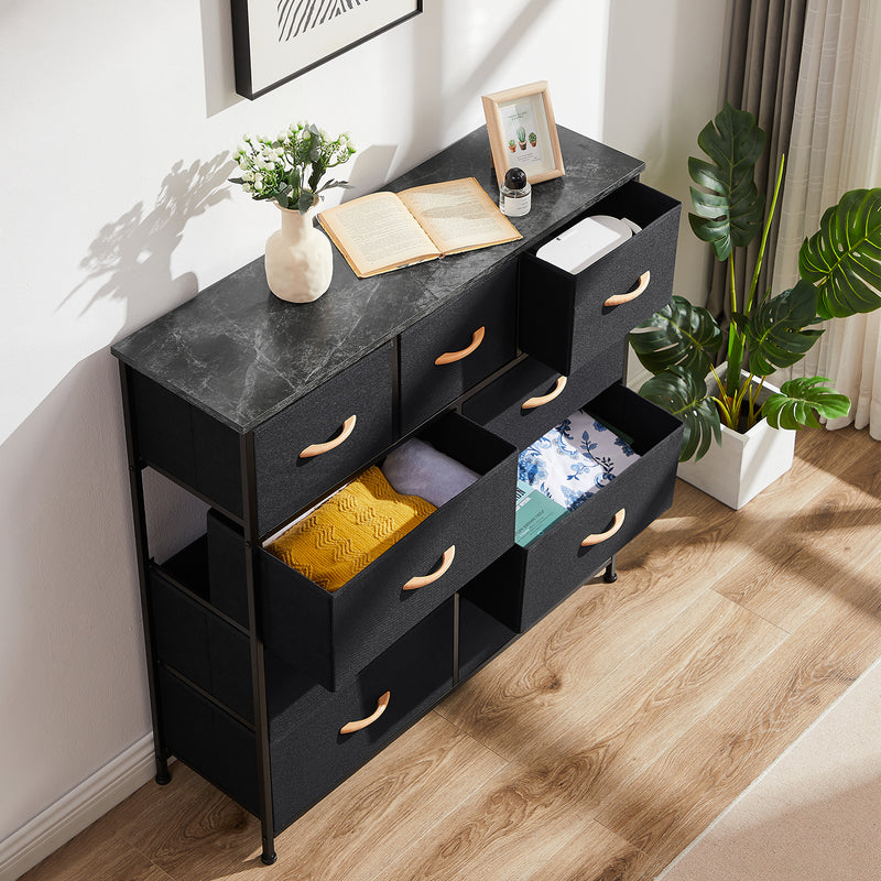 Wooden Handle Drawer Storage Chest (9 Drawers)